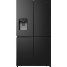 Hisense RQ760N4SBFE side-by-side crossdoor koelkast - blacksteel