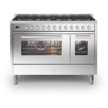 Ilve L128WMP/SS fornuis rvs - 120 cm. breed