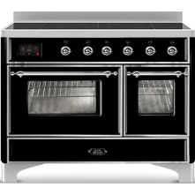 ILVE MDI106NE3/BK inductie fornuis - 100 cm breed - glanzend zwart