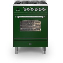 Ilve P06NE3/EG fornuis groen - 60 cm. breed