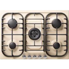 Ilve HCB70CN/AWC kookplaat inbouw antiek wit - 70 cm. breed