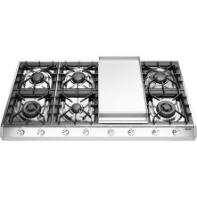 Ilve HCP1265FD/SS kookplaat inbouw rvs - 120 cm. breed