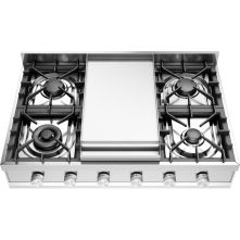 Ilve HCP90FD/SS kookplaat inbouw rvs - 90 cm. breed