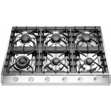 Ilve HCP9656D/SS kookplaat inbouw rvs - 90 cm. breed