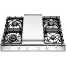 Ilve HCP965FD/SS kookplaat inbouw rvs - 90 cm. breed