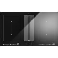 Ilve HVI90AGTC inbouw inductie kookplaat met afzuigkap - 90 cm. breed