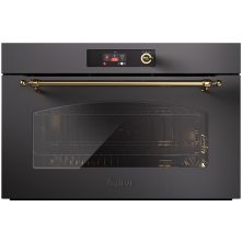Ilve OV91SNT3/MG inbouw oven mat grafiet/messing- 90 cm. breed