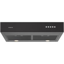 Inventum AKO6015ZWA zwarte onderbouw afzuigkap
