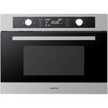 Inventum IMC6044RK inbouw combi-magnetron - roestvrijstaal