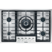 Miele KM2334 inbouw gas kookplaat - 77 cm. breed