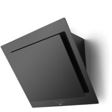 Novy 7856 wand afzuigkap schuin - Vision - zwart glas - recirculatie