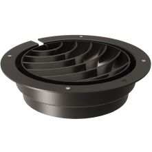 Novy 906450 uitblaasrooster - zwart