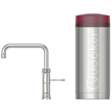 Quooker COMBI Classic Fusion Square RVS - kokend water kraan