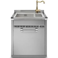 Steel A7S-L2 Ascot spoelunit - rvs - 70 cm. breed