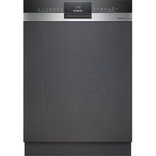 Siemens SN53ES20BE half geintegreerde inbouw vaatwasser met rvs bedieningspaneel
