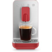 Smeg BCC01RDMEU volautomatische koffiemachine - mat rood - retro jaren 50