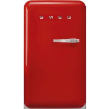 Smeg FAB10HLRD6 retor jaren 50 koelkast - rood - linksdraaiend