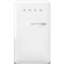 Smeg FAB10HLWH6 retro jaren 50 koelkast - wit - linksdraaiend