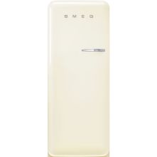 Smeg FAB28LCR6 retro jaren 50 koelkast - creme - linksdraaiend