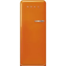 Smeg FAB28LOR6 retro jaren 50 koelkast - oranje - linksdraaiend