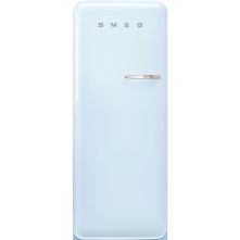 Smeg FAB28LPB6 retro jaren 50 koelkast - pastel blauw - linksdraaiend