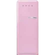 Smeg FAB28LPK6 retro jaren 50 koelkast - roze - linksdraaiend