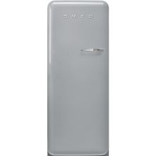 Smeg FAB28LSV6 retro jaren 50 koelkast - zilver - linksdraaiend