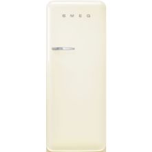 Smeg FAB28RCR6 retro jaren 50 koelkast - creme - rechtsdraaiend