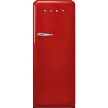 Smeg FAB28RRD6 retro jaren 50 koelkast - rood - rechtsdraaiend