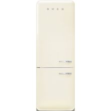 Smeg FAB38LCR6 retro jaren 50 koelkast - creme - linksdraaiend