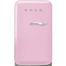 Smeg FAB5LPK6 retro jaren 50 koelkast - roze - linksdraaiend