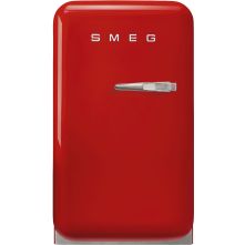 Smeg FAB5LRD6 retro jaren 50 koelkast - rood - linksdraaiend