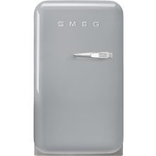 Smeg FAB5LSV6 retro jaren 50 koelkast - zilver - linksdraaiend