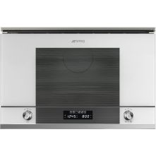 Smeg MP122B1 inbouw magnetron met grill - wit