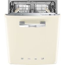 Smeg STFABCR3 retro jaren 50 onderbouw vaatwasser - crème