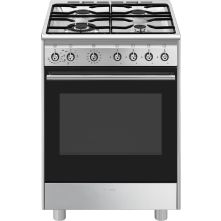 Smeg CX61GMXNLK gas fornuis - 60 cm - rvs