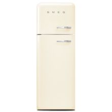 Smeg FAB30LCR5 linksdraaiende retro koelkast - creme