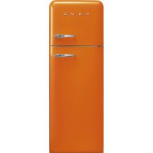 Smeg FAB30ROR5 rechtsdraaiende retro koelkast - oranje