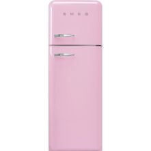Smeg FAB30RPK5 rechtsdraaiende retro koelkast - roze