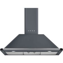 Smeg KT90GRE wand afzuigkap - lei grijs - 90 cm. breed