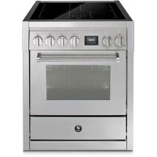 Steel GQ7S-4I inductie fornuis - combi-stoomoven - 70 cm. - Genesi