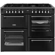 Stoves Richmond 110 DF gas fornuis - zwart - 110 cm. breed