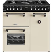 Stoves Richmond 90 DF gas fornuis - creme - 90 cm. breed
