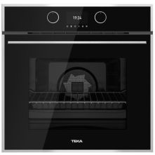 Teka HLB 860 P inbouw oven met zwart glazen front