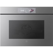 V-Zug Combair V6000 45 greeploze inbouw oven met autodoor - platinum