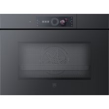 V-Zug CombiSteamer V6000 45M PowerSteam Autodoor combi-stoomoven - zwart spiegelglas 