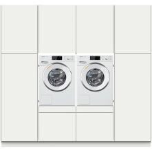 Wasmachinekast FULL HOUSE wasmachine / droger kast - wit