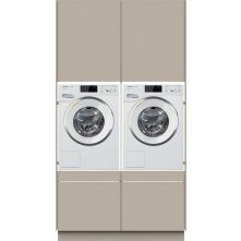 Wasmachinekast STRAIGHT wasmachine / droger kast - beige grijs