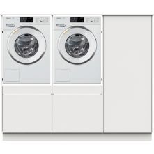 Wasmachinekast THREE OF A KIND wasmachine / droger kast - wit
