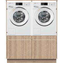 Wasmachinekast TWO PAIR wasmachine / droger kast - Natural Ash